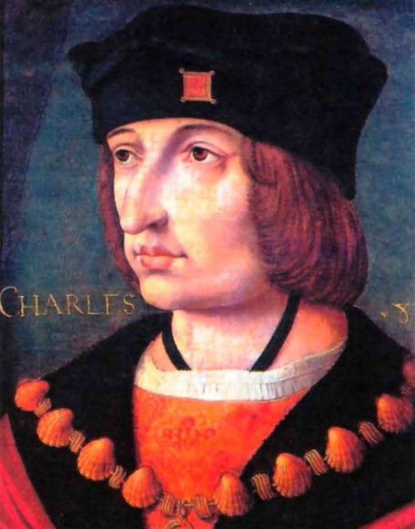 Жан Будригион. Портрет короля Франции Карла VIII. Конец XV в.