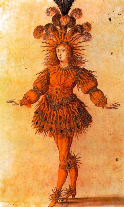 Людовик XIV исполняет в балете роль Восходящего Солнца. 1653 г.