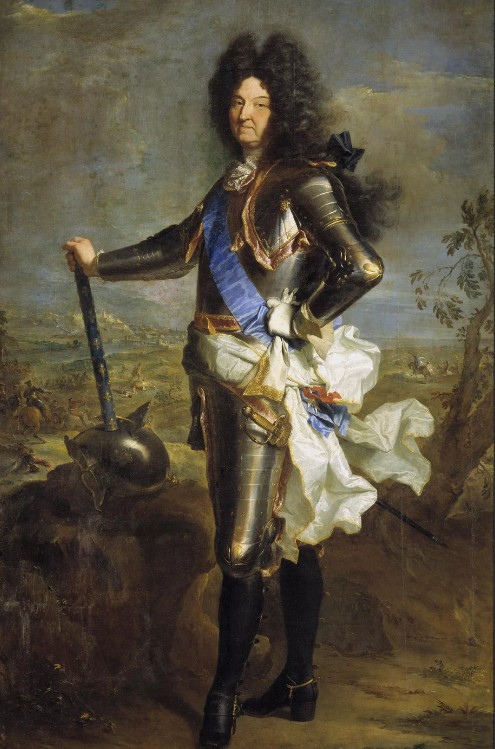 Г. Риго. Людовик XIV в доспехах. 1701 г. 