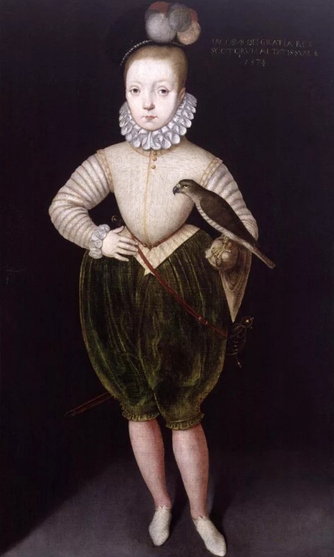 Р. Локи. Король Шотландии Яков VI. 1574 г. 