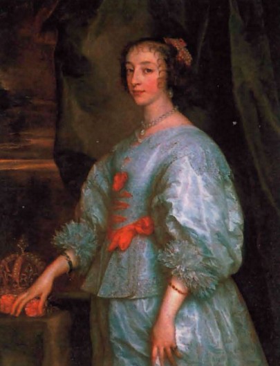 А. ван Дейк. Генриетта Мария Французская. 1632 г. 