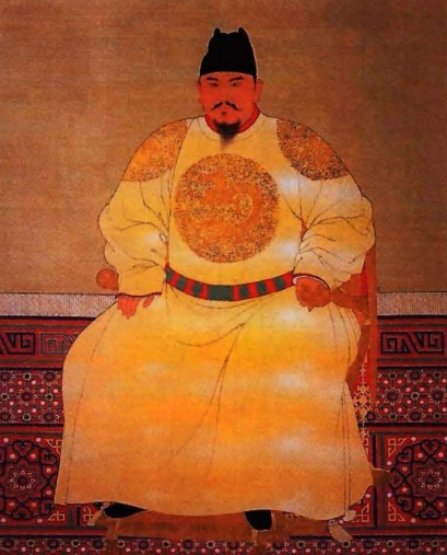 Портрет императора Чжу Юаньчжана. Шёлк