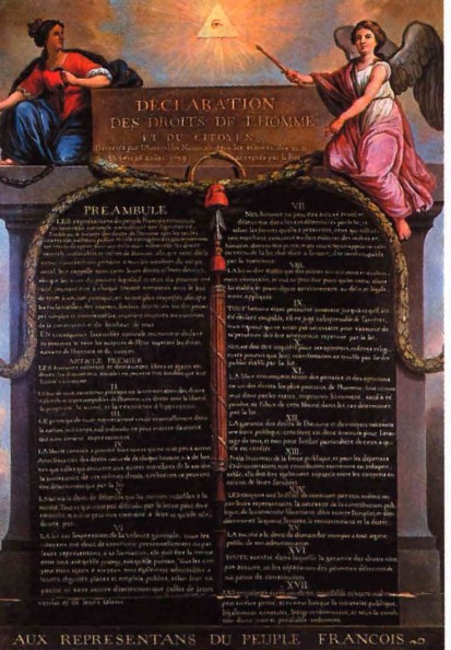 Декларация прав человека и гражданина. 1789 г. 