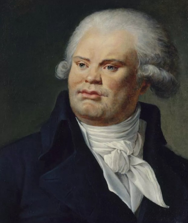 Жорж Дантон - оратор и политик. Франция . Около 1790 г.