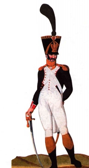 Офицер наполеоновской армии. 1807 г. 