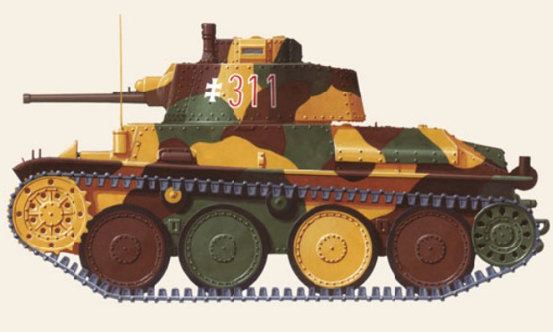 Чехословацкий легкий танк LT vz.38