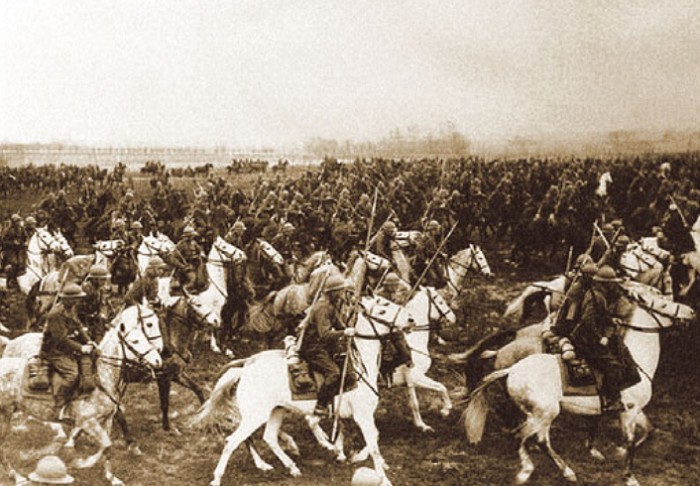 Польская кавалерия в атаке