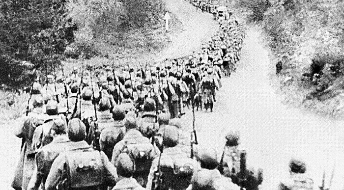 Советские солдаты на территории Польши. Сентябрь 1939 г.