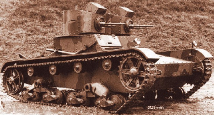 Легкий британский танк «Виккерс Мк Е»