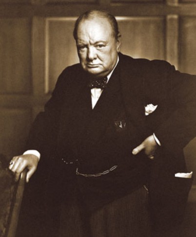 Премьер-министр Великобритании Уинстон Черчилль (1874-1965)