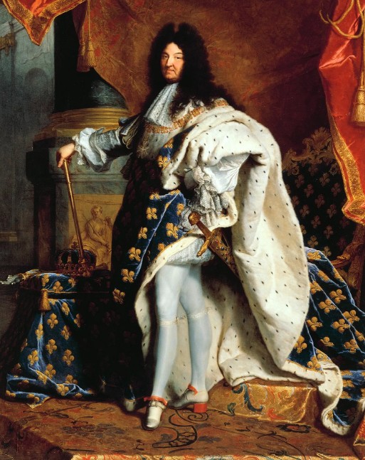 Г. Рига. Людовик XIV в королевском облачении. 1701 г.
