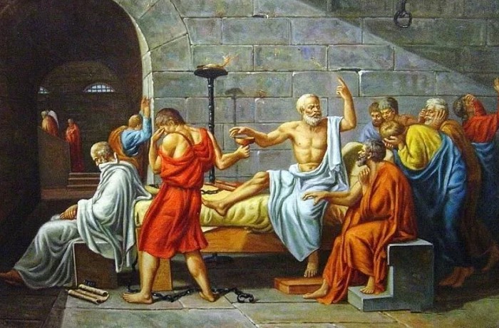 Ж. Л. Давид. Смерть Сократа. 1787 г.