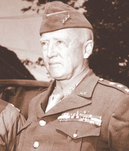 Командующий 3-й американской армией генерал Джордж Смит Паггтон младший (1885-1945)