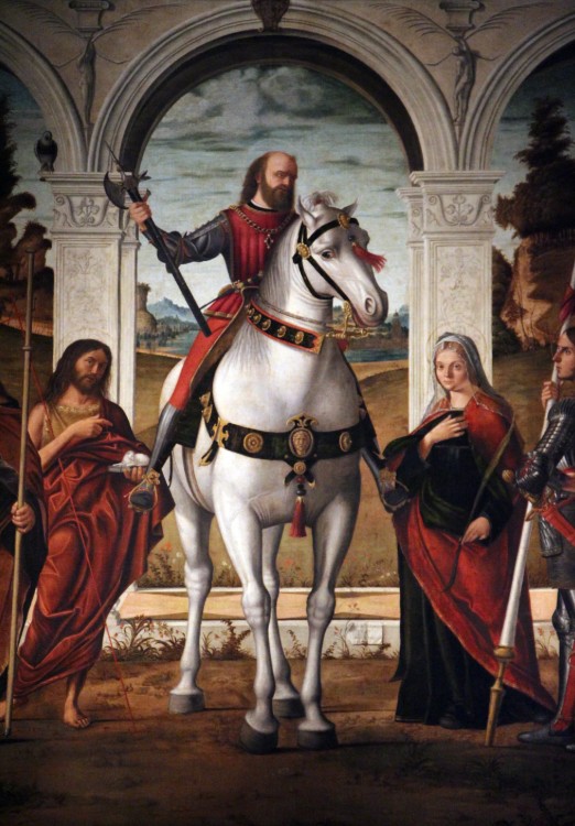 Св. Виталий верхом на лошади. Витторе Карпаччо