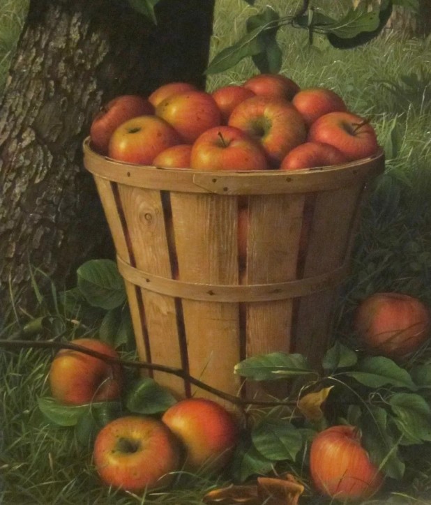 Корзина яблок. Леви Уэллс Прентис. 1895 г.