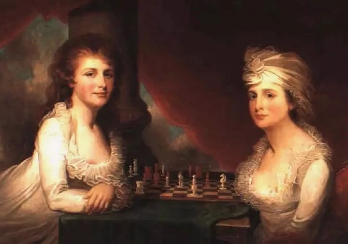 Портрет мисс Хетти и Мэри Моррис. Гилберт Чарльз Стюарт. 1795 г.