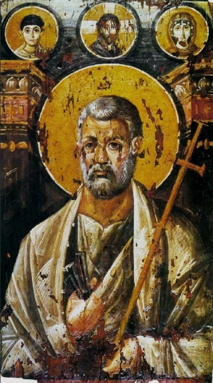 Апостол Пётр. Энкаустическая икона. VI в.