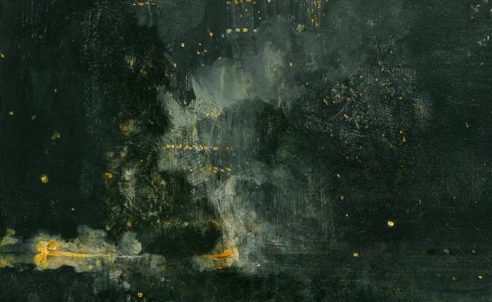 Ноктюрн в черном и золотом. Джеймс Уистлер. 1875 г.