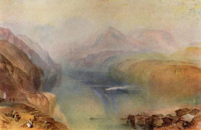 Озеро. Уильям Тёрнер. 1802 г.