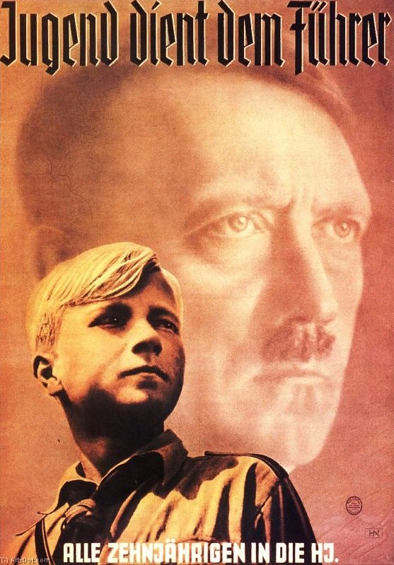 Плакат «Молодежь служит фюреру». 1941 г.