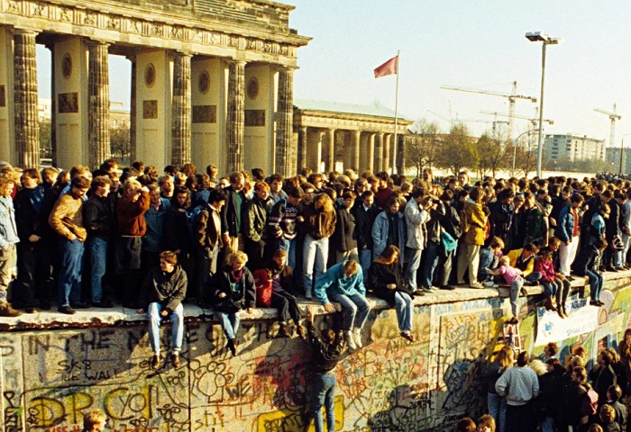 Берлинская стена. 1989 г. 