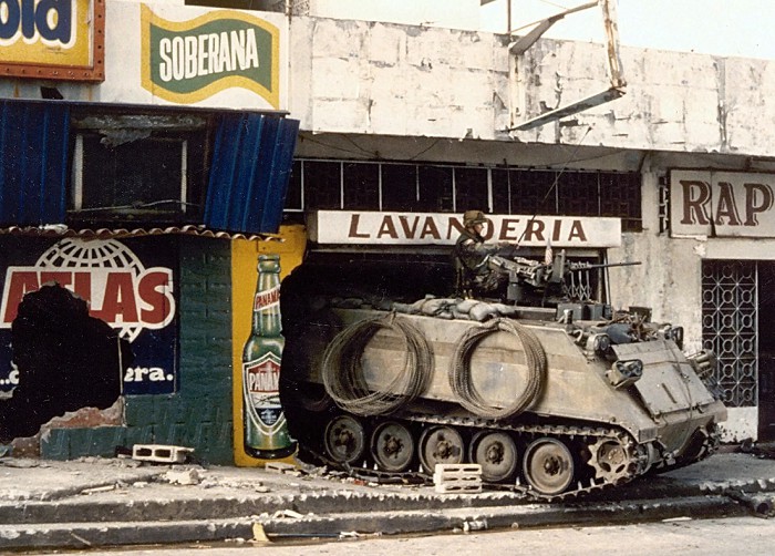 Американская военная техника в Панаме. 1989 г.