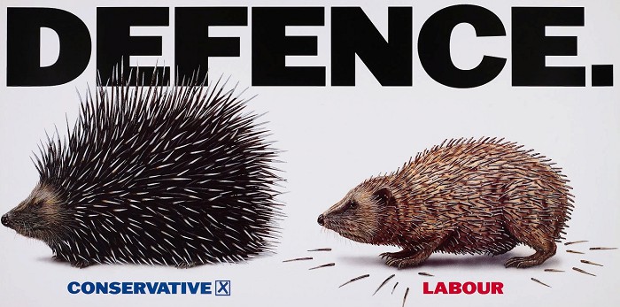 Консерваторы и лейбористы. Британский плакат. 1992 г. 