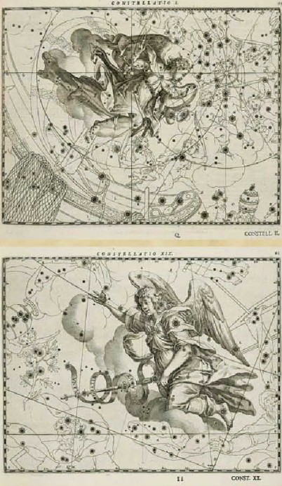 Звездный атлас Юлиуса Шиллера «Христианское звездное небо»
