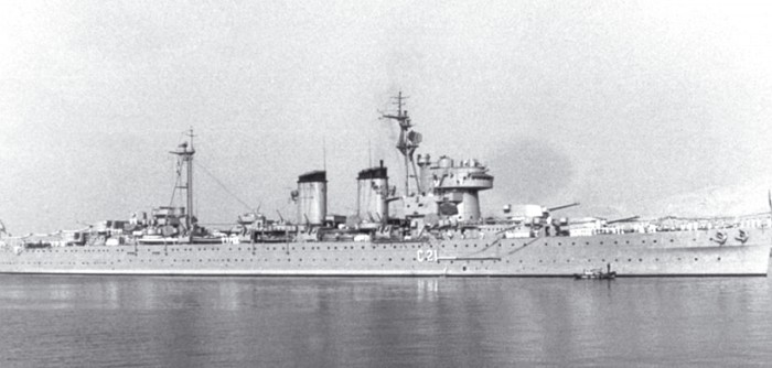 Испанский крейсер «Канарис». Ок. 1969