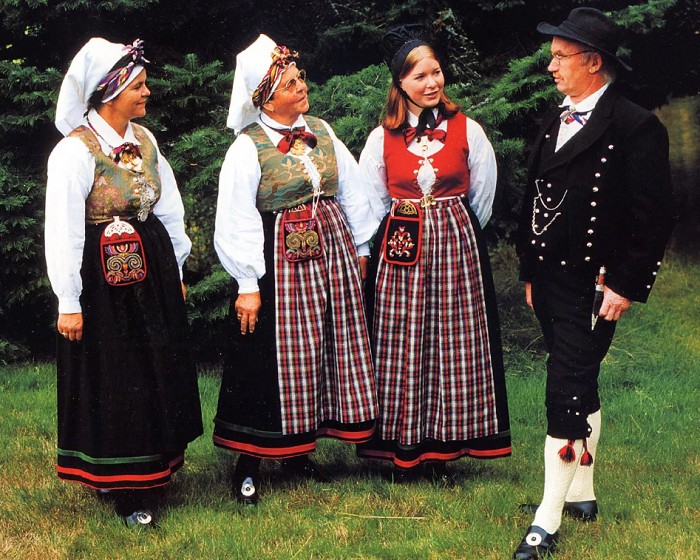 Народный костюм Норвегии