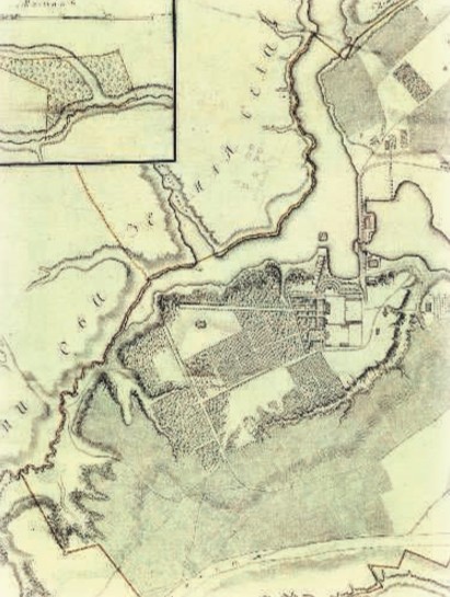 План имения Чёрная грязь. 1775