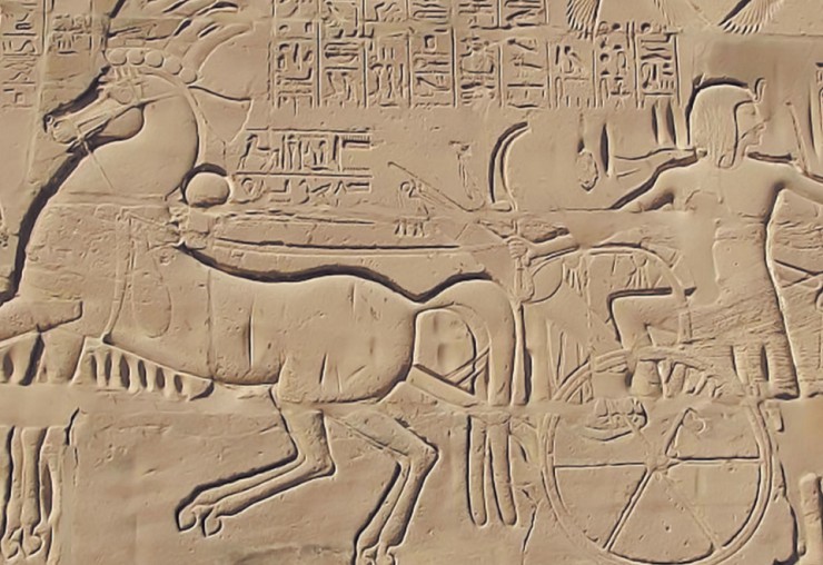 Рельеф в Карнаке, Египет