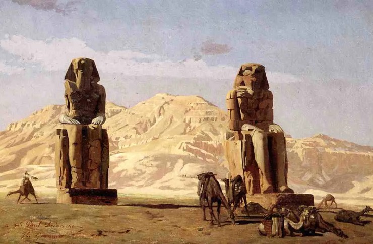 Жан-Леон Жером. Мемнон и Сесострис. 1856 г.