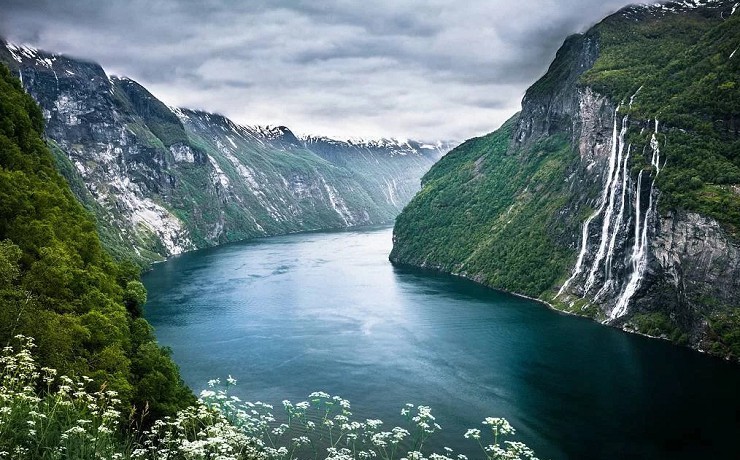 Спокойные и величественные норвежские фьорды