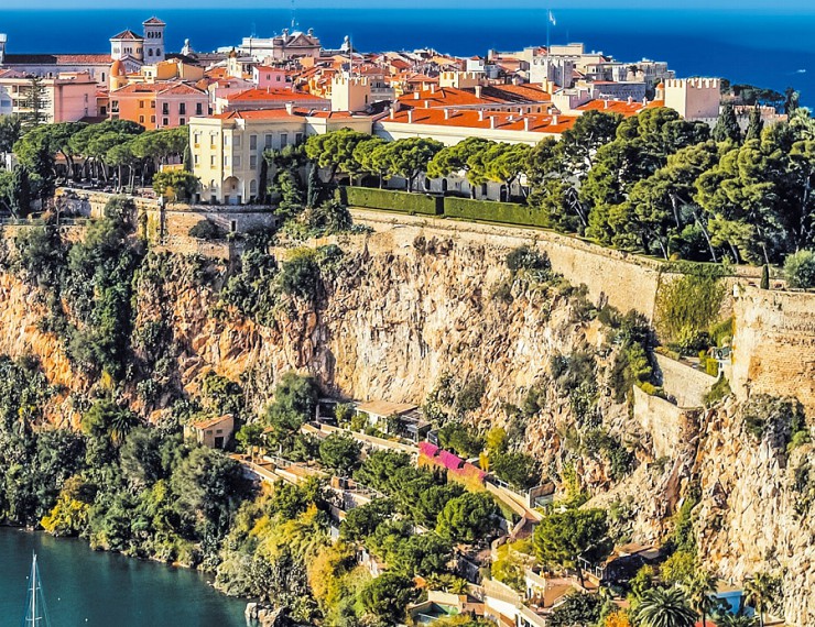 Монако на скалистом мысе