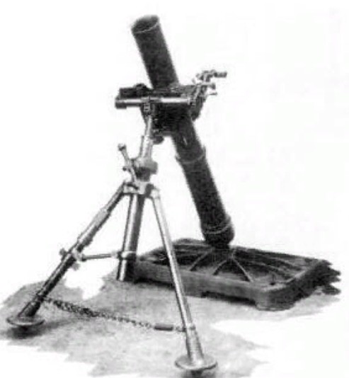 81-мм траншейный миномет Стокса «З-inch Stokes Mortar» 