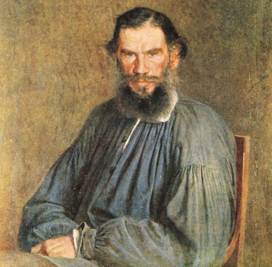 Портрет Л. Н. Толстого кисти И. Я Крамского