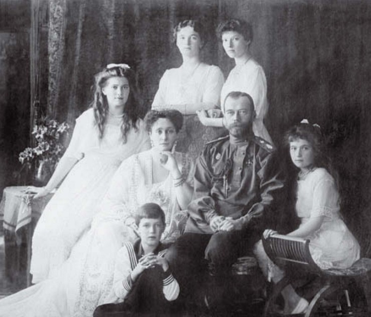 Фото царской семьи 1914 г.