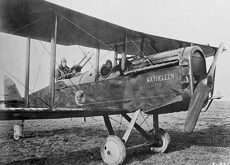 Эйрко D.H.4 совокупным выпускам 1449 единиц — один из самых массовых бомбардировщиков Антанты времен Первой мировой войны
