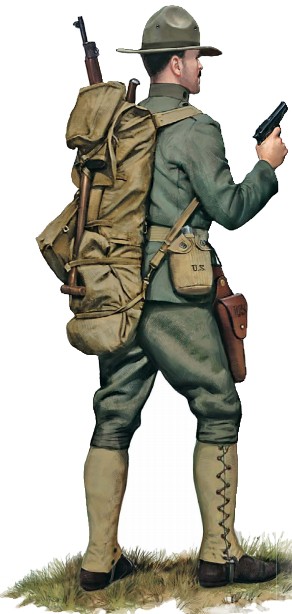 Капрал 6-й дивизии морской пехоты, 1917 г. 