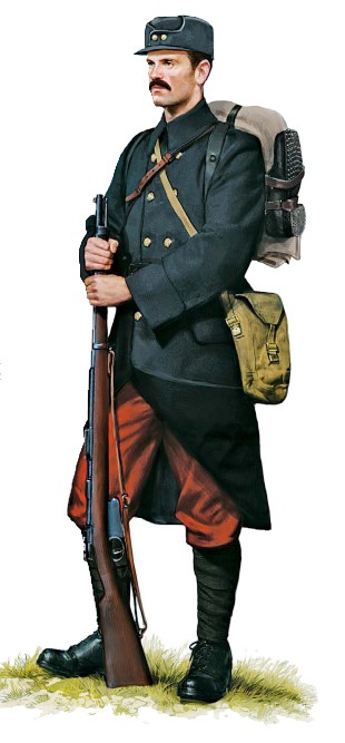 Рядовой 14-го полка, 1915 г.