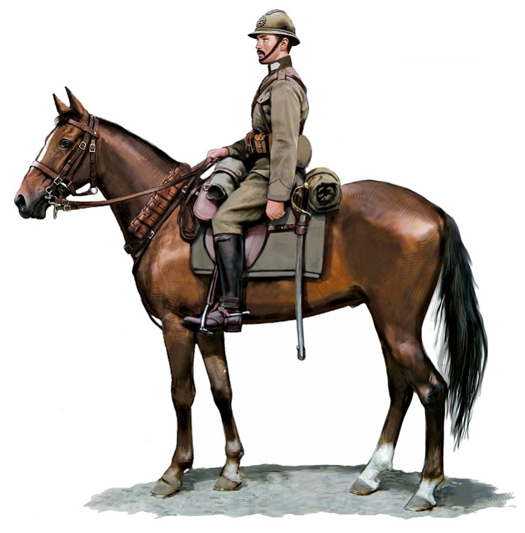 Лейтенант 2-го уланского полка, 1918 г.