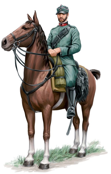 Рядовой 17-го кавалерийского полка, 1915 г. 