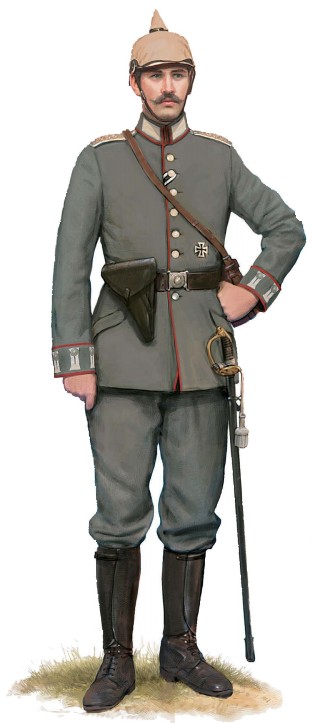Капитан 1-го полка Пешей гвардии, 1914 г.