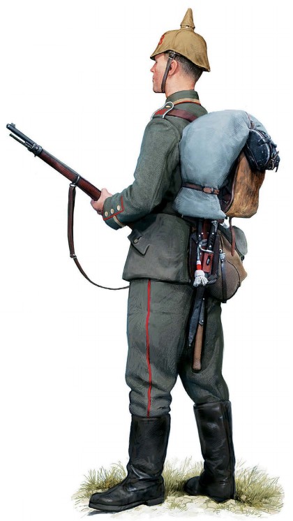 Унтер-офицер 93-го (Ангальтского) пехотного полка, 1914 г.