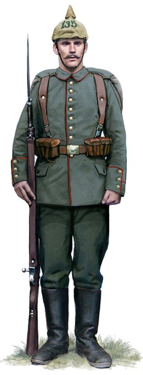 Рядовой 135-го (3-го Лотарингского) пехотного полка, сентябрь 1914 г.