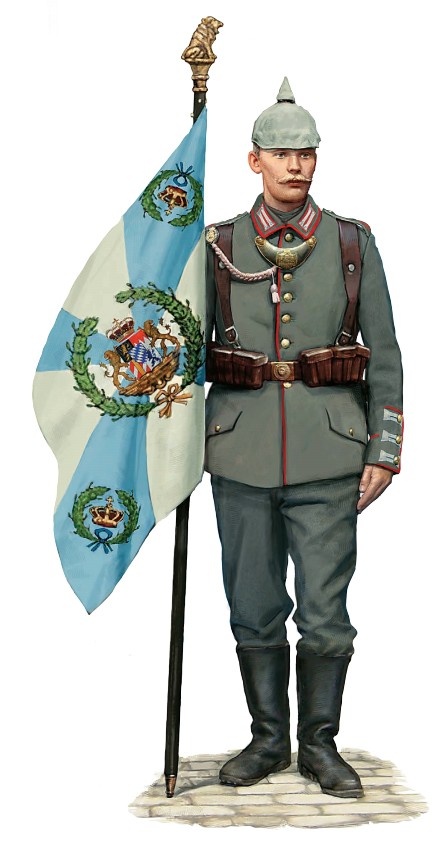 Унтер-офицер Баварского Лейб-Регимента, 1915 г.