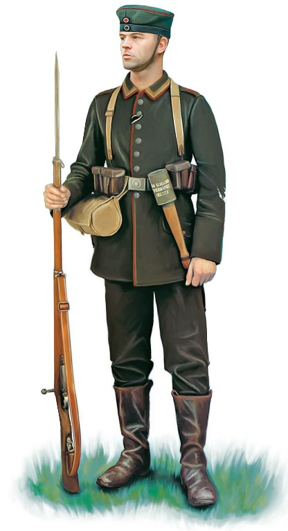 Унтер-офицер 17-го (4-го Вестфальского) пехотного полка, 1915 г.