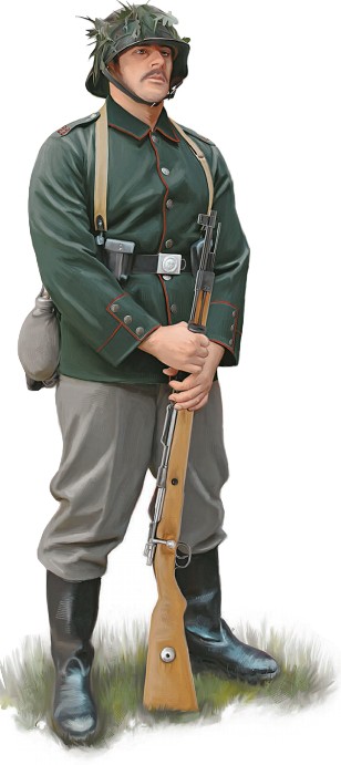 Рядовой 22-го (1-го Верхнесилезского) пехотного полка, 1918 г.