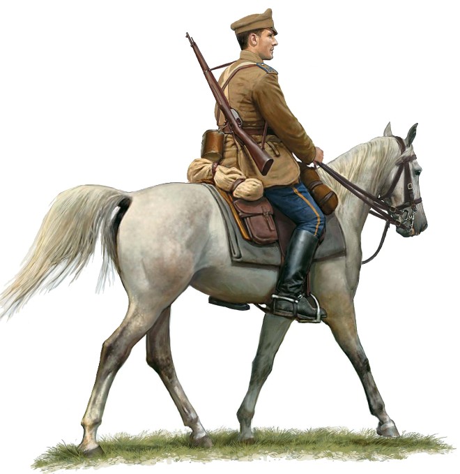 Рядовой 5-го драгунского полка, 1915 г. 
